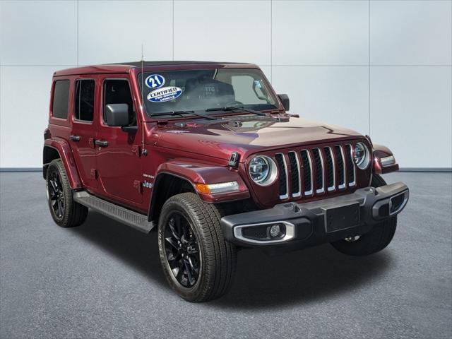 used 2021 Jeep Wrangler Unlimited car, priced at $36,787