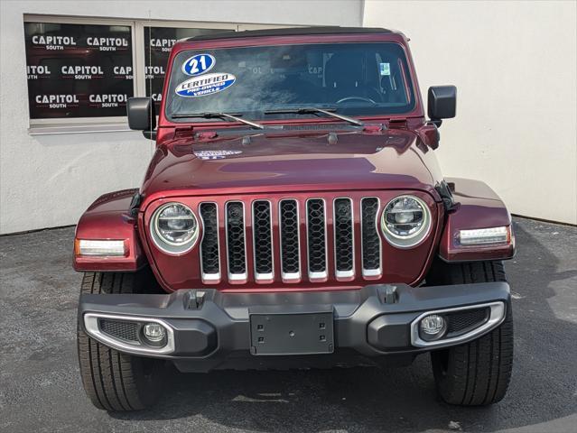 used 2021 Jeep Wrangler Unlimited car, priced at $36,787