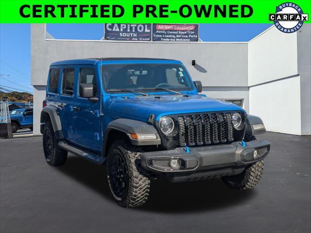 used 2023 Jeep Wrangler 4xe car, priced at $32,869