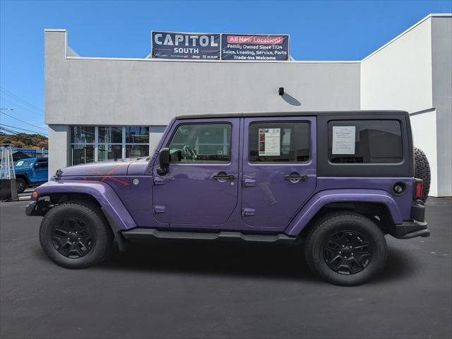 used 2016 Jeep Wrangler Unlimited car, priced at $21,998