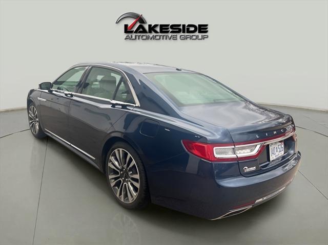 used 2017 Lincoln Continental car, priced at $23,000