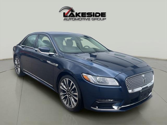 used 2017 Lincoln Continental car, priced at $23,000