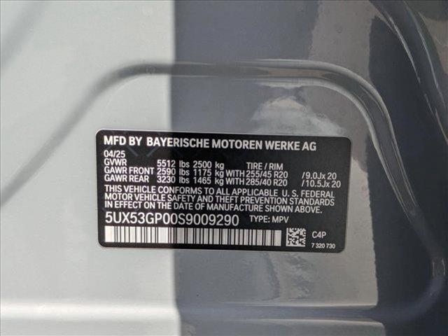 new 2025 BMW X3 car, priced at $56,800