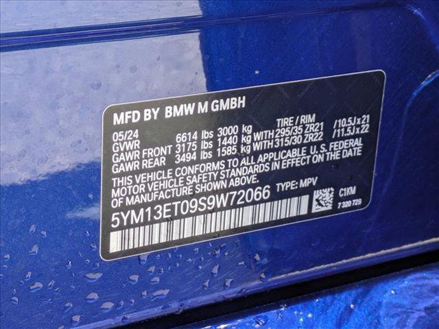 new 2025 BMW X5 M car, priced at $138,010