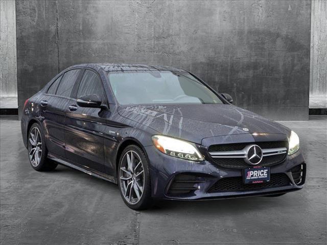 used 2020 Mercedes-Benz AMG C 43 car, priced at $39,995