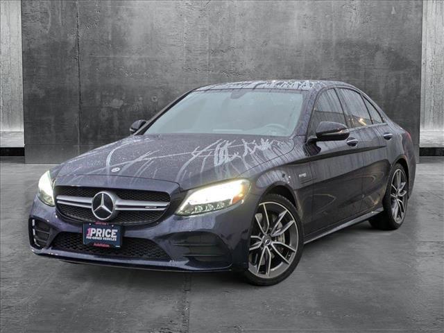 used 2020 Mercedes-Benz AMG C 43 car, priced at $39,995