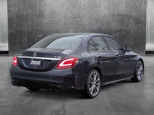 used 2020 Mercedes-Benz AMG C 43 car, priced at $39,995