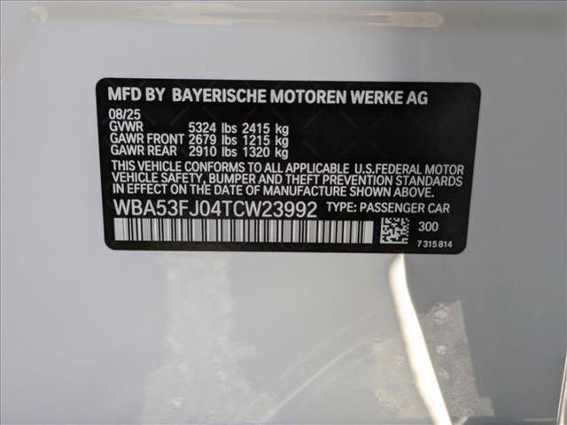 new 2026 BMW 530 car, priced at $68,590