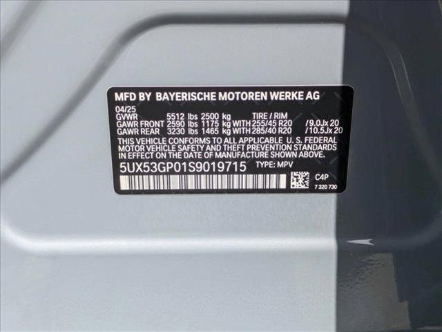 new 2025 BMW X3 car, priced at $58,105