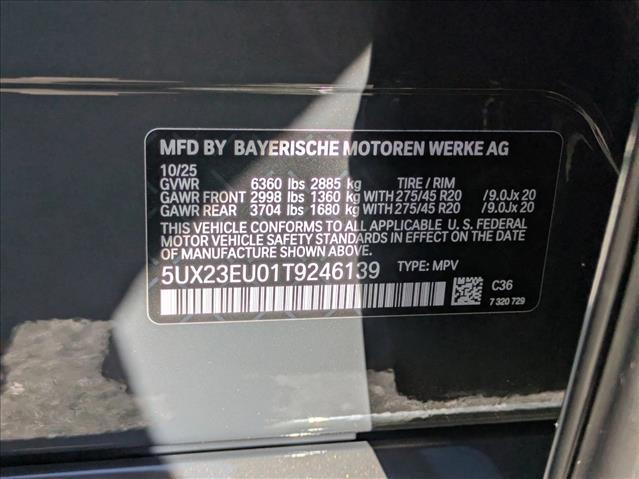 new 2026 BMW X5 car, priced at $79,875