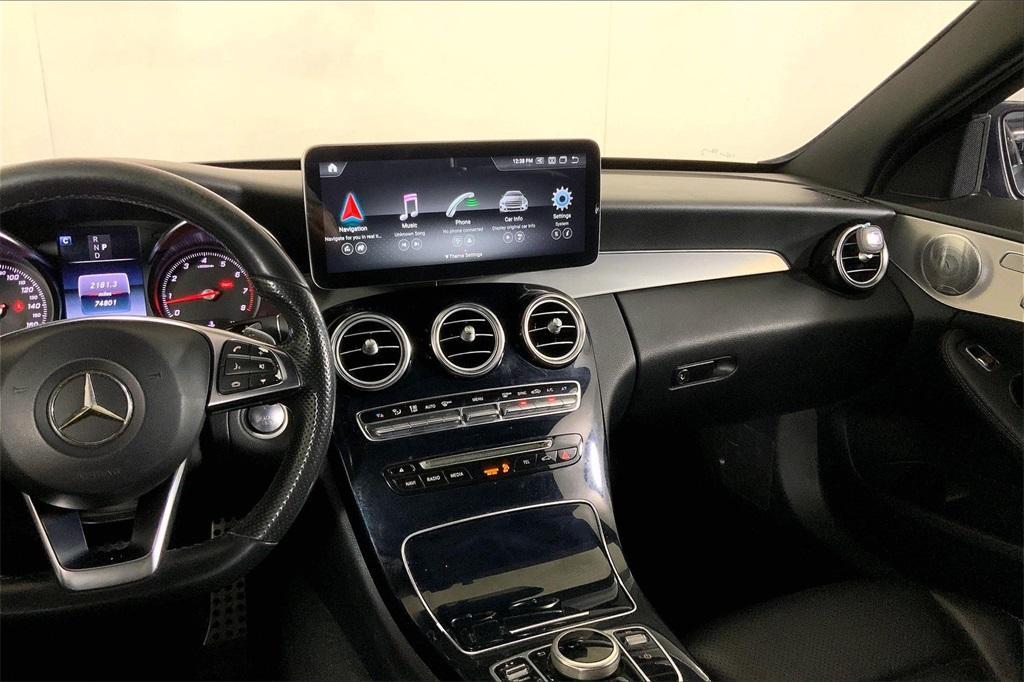 used 2018 Mercedes-Benz C-Class car, priced at $19,990