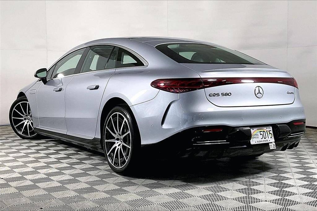 used 2022 Mercedes-Benz EQS 580 car, priced at $54,995