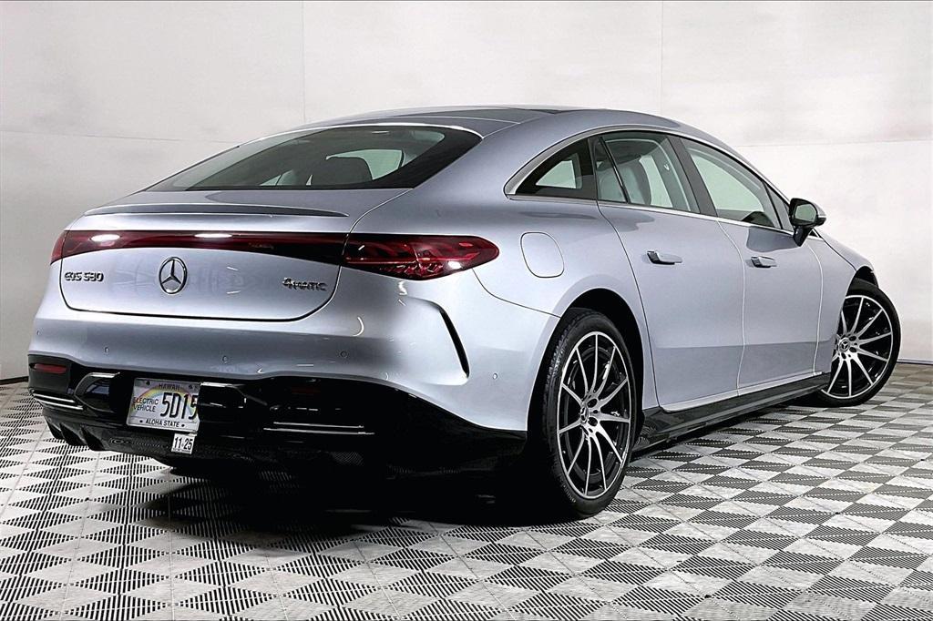 used 2022 Mercedes-Benz EQS 580 car, priced at $54,995