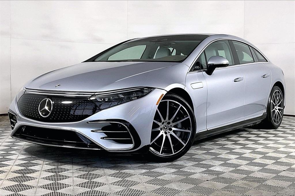 used 2022 Mercedes-Benz EQS 580 car, priced at $54,995