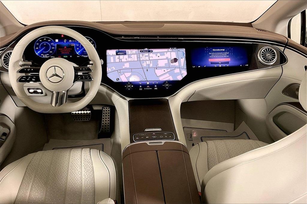 used 2022 Mercedes-Benz EQS 580 car, priced at $54,995