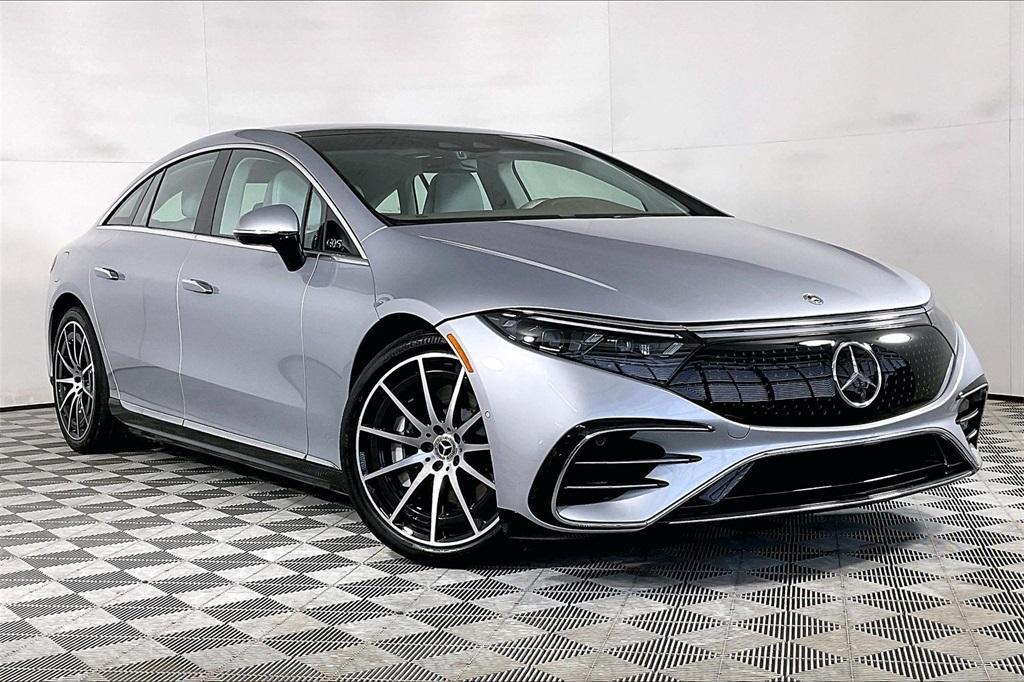 used 2022 Mercedes-Benz EQS 580 car, priced at $54,995