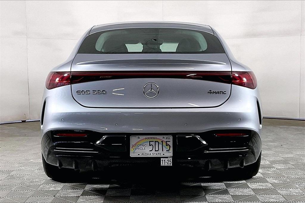 used 2022 Mercedes-Benz EQS 580 car, priced at $54,995