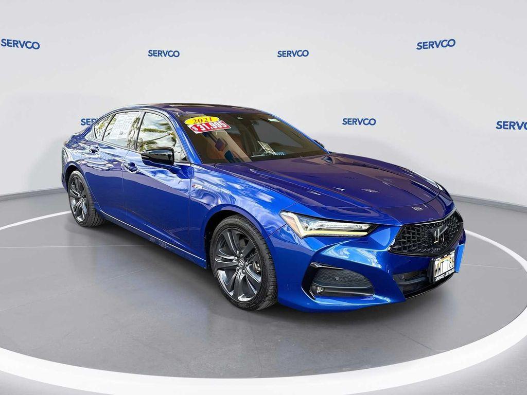 used 2021 Acura TLX car, priced at $31,995