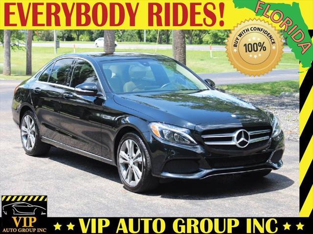 used 2015 Mercedes-Benz C-Class car, priced at $16,995