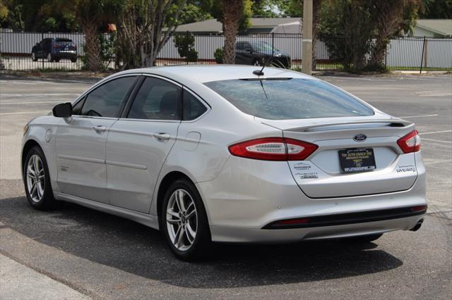 used 2016 Ford Fusion Energi car, priced at $5,995