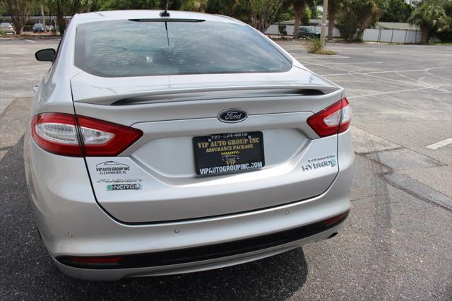 used 2016 Ford Fusion Energi car, priced at $5,995