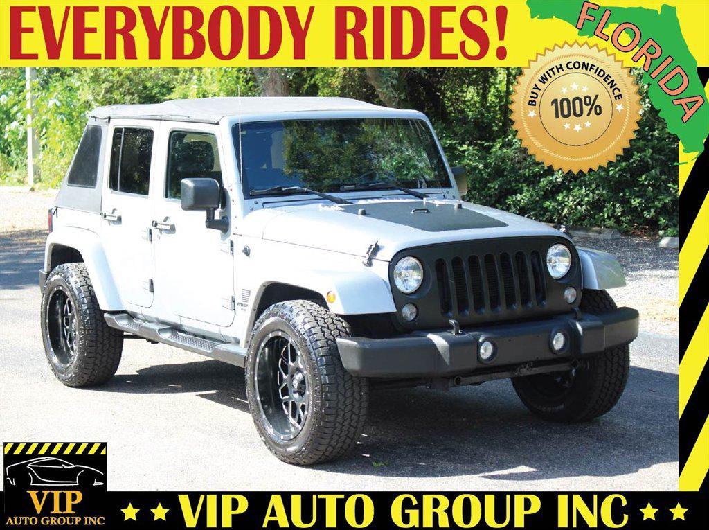 used 2015 Jeep Wrangler Unlimited car, priced at $17,995