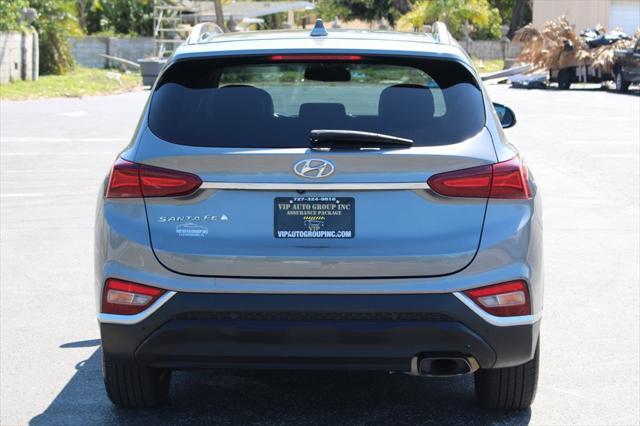 used 2019 Hyundai Santa Fe car, priced at $19,995