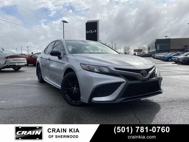 used 2021 Toyota Camry car, priced at $18,900