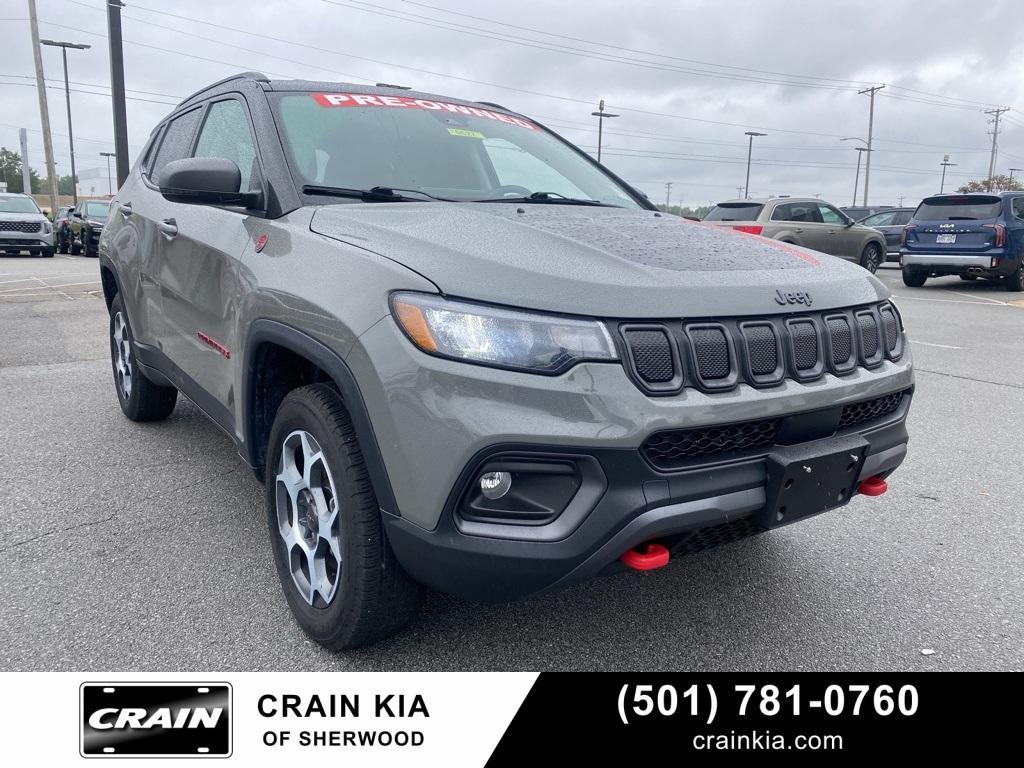 used 2022 Jeep Compass car, priced at $23,299