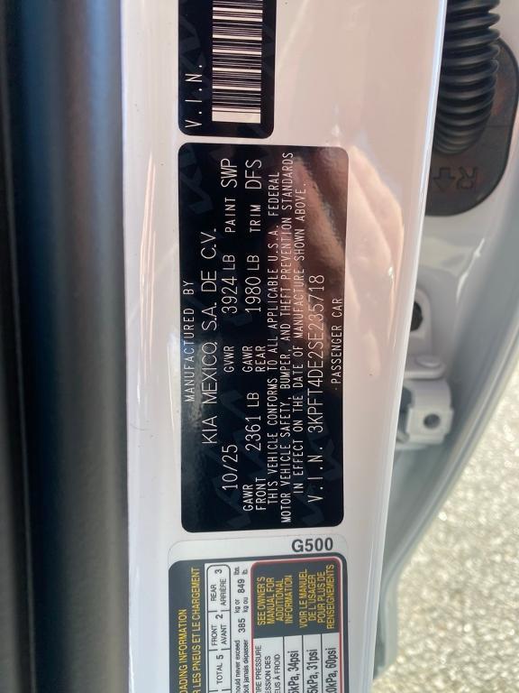 new 2025 Kia K4 car, priced at $24,580