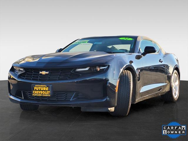 used 2021 Chevrolet Camaro car, priced at $24,878