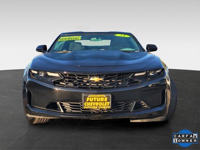 used 2021 Chevrolet Camaro car, priced at $24,878