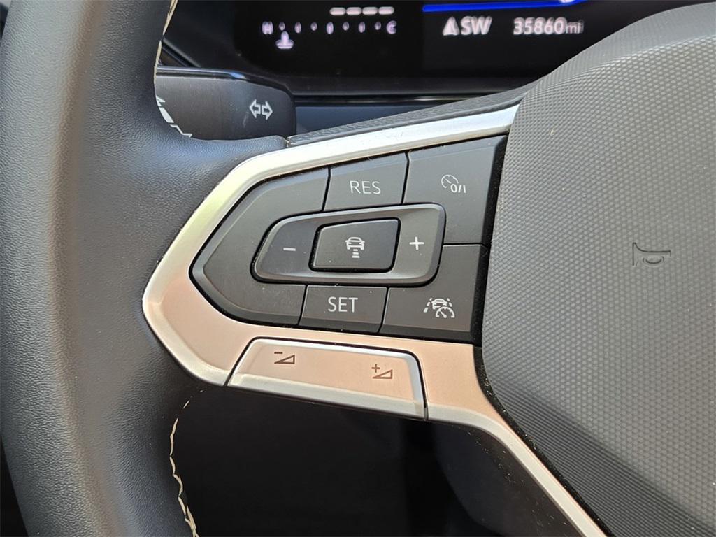 used 2024 Volkswagen Taos car, priced at $20,344