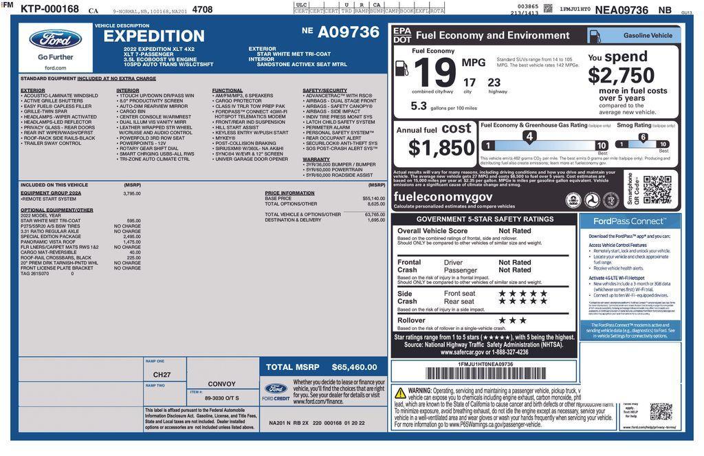 used 2022 Ford Expedition car, priced at $32,195