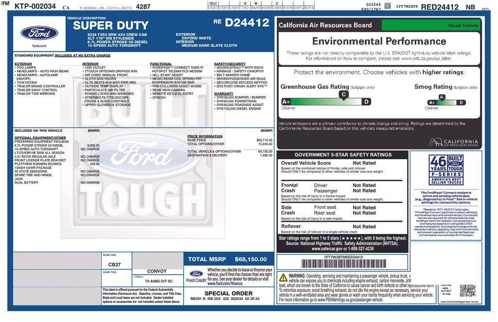 used 2024 Ford F-250 car, priced at $56,795