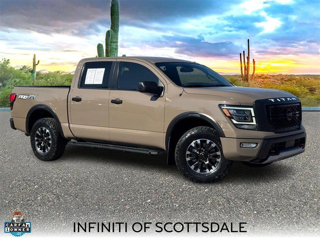 used 2021 Nissan Titan car, priced at $31,425