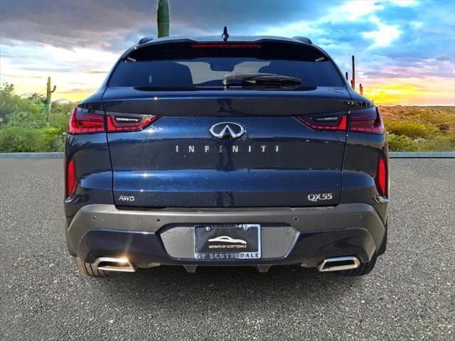 new 2025 INFINITI QX55 car, priced at $57,180