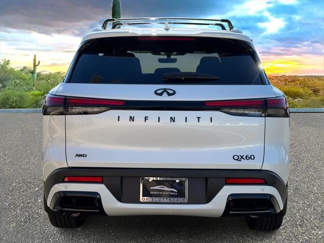 new 2025 INFINITI QX60 car, priced at $63,510