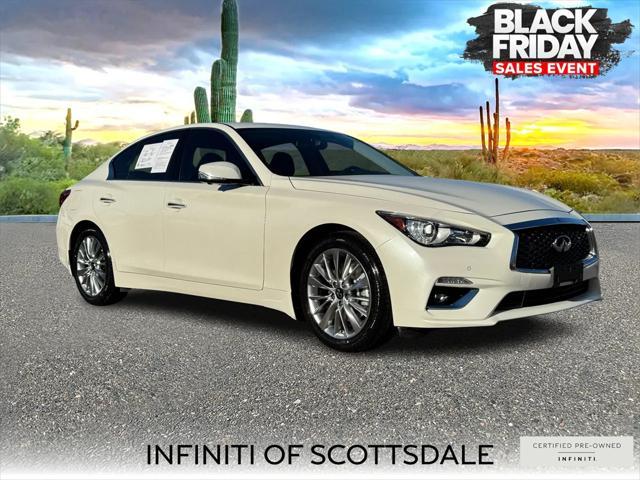 used 2021 INFINITI Q50 car, priced at $27,590