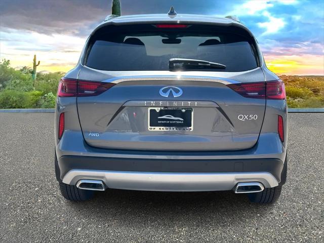 new 2025 INFINITI QX50 car, priced at $46,454