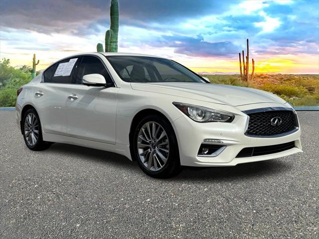 used 2022 INFINITI Q50 car, priced at $29,490