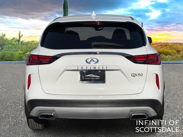 used 2024 INFINITI QX50 car, priced at $31,490