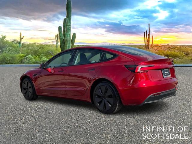 used 2025 Tesla Model 3 car, priced at $37,990