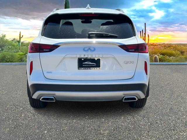 new 2025 INFINITI QX50 car, priced at $47,568