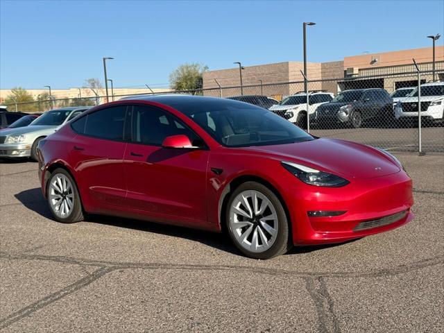 used 2022 Tesla Model 3 car, priced at $22,990