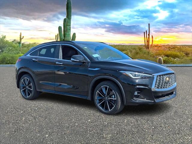 new 2025 INFINITI QX55 car, priced at $57,180