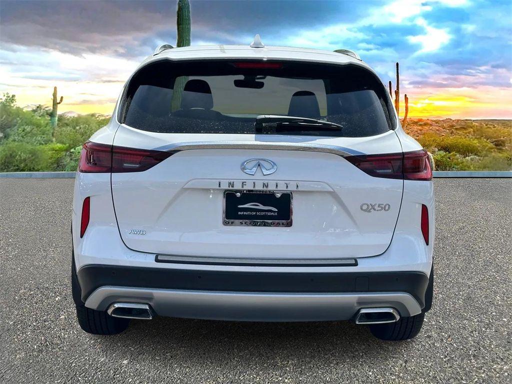 new 2025 INFINITI QX50 car, priced at $42,645