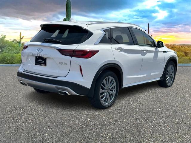 new 2025 INFINITI QX50 car, priced at $46,698