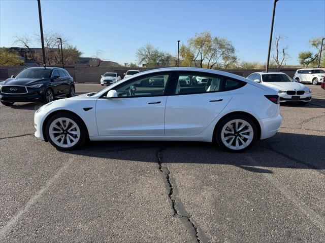 used 2022 Tesla Model 3 car, priced at $25,990