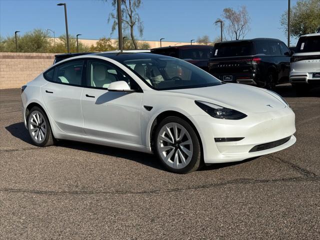 used 2022 Tesla Model 3 car, priced at $25,990